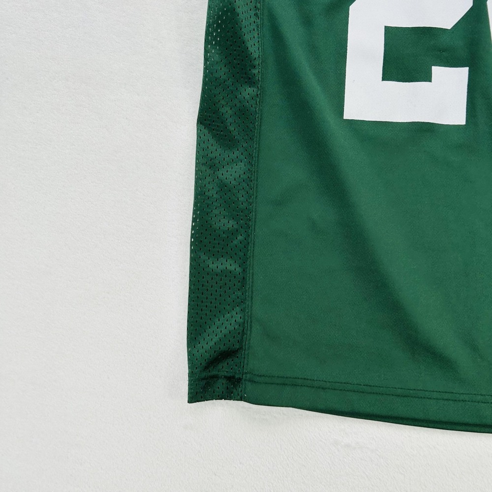 New York Jets Jersey Youth Large Green NFL Football Darrelle Revis 24 Logo Shirt - Picture 7 of 16